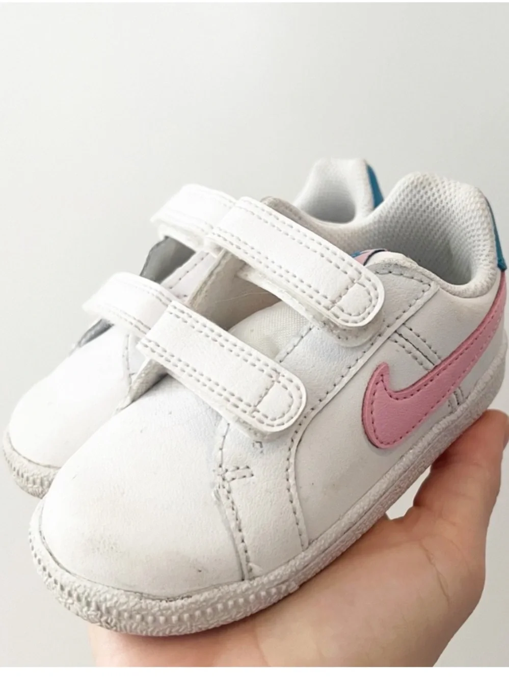 Nike Toddler Girls Court Royale White Sneakers, 6C